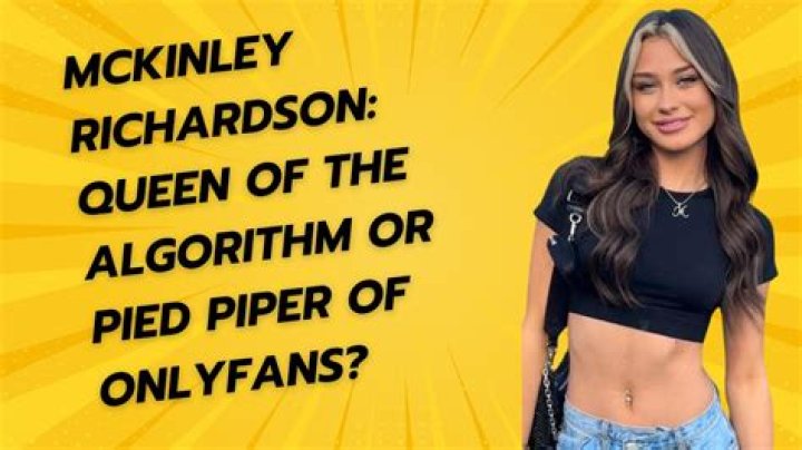 Exploring The Allure Of McKinley Richardson Only Fans