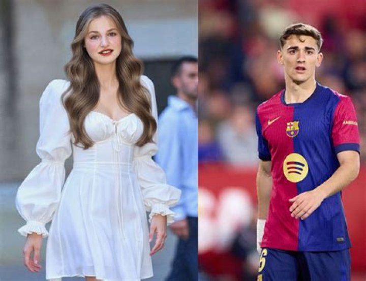 Gavi: The Princess Of Spain On The Football Field